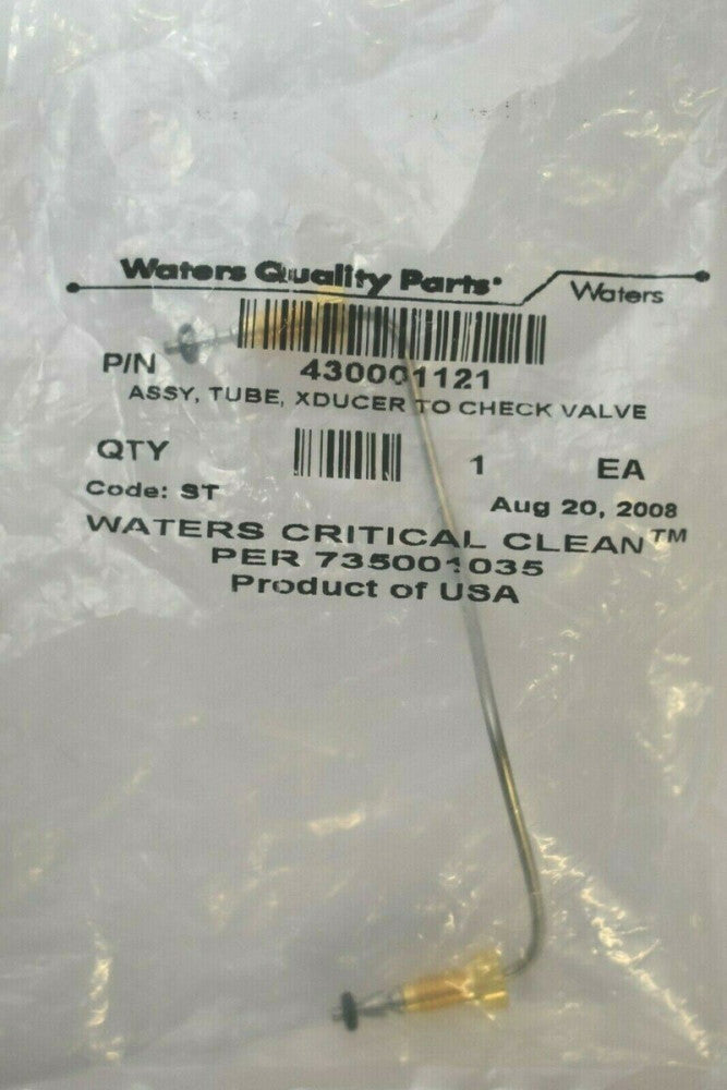 Waters 430001121 Tubing Assembly, Transducer to Check Valve 