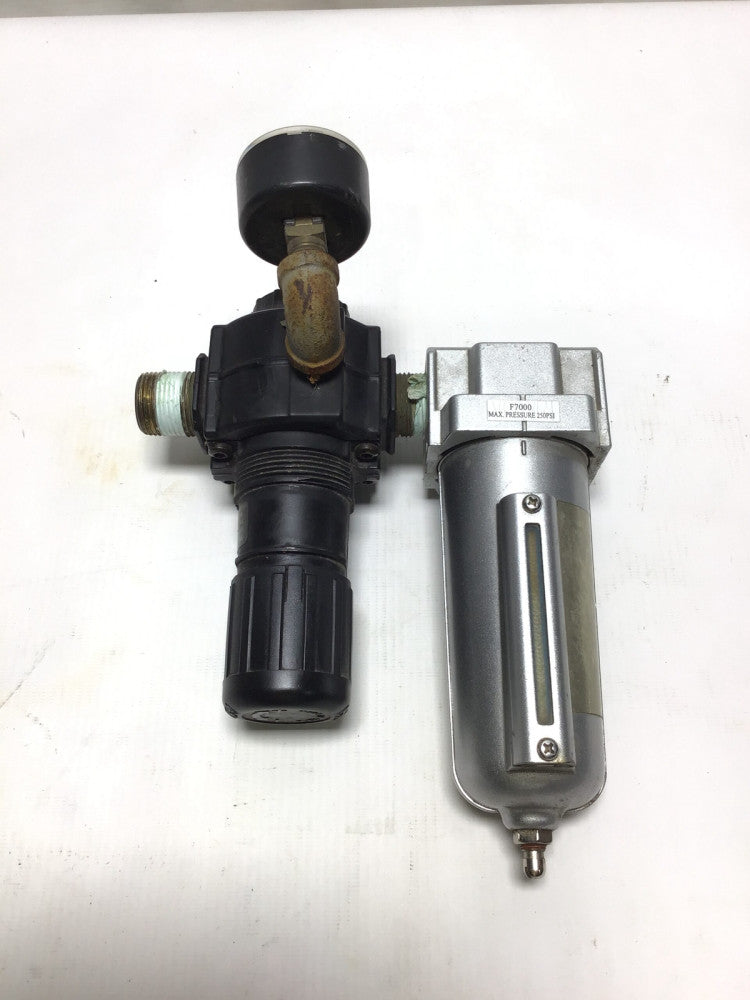 Norgren R74G-6AK-RMG Filter Regulator Inlet 300PSIG 21Bar Max Outlet 150PSIG ...