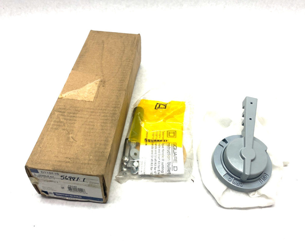Schneider Electric Telemecanique D11SF10 Rotary Handle, Var. Depth 74142 NO ROD