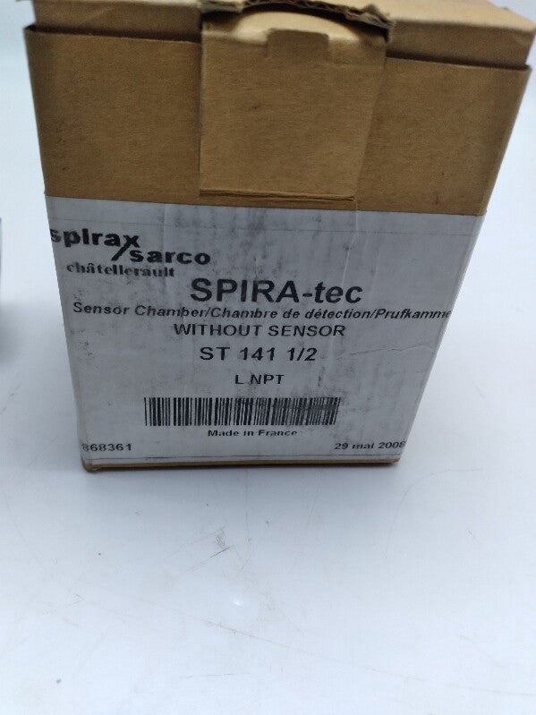 NEW Spirax Sarco ST141 1/2 SPIRA-tec Sensor Chamber 1/2" NPT 