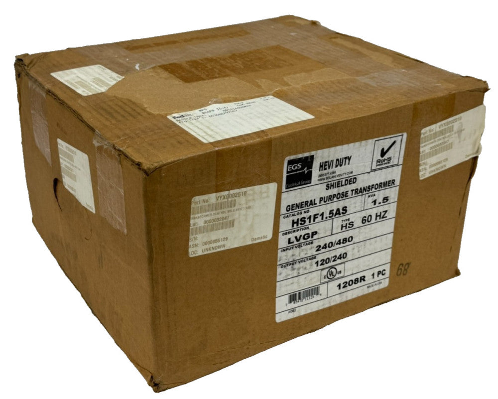 NEW EMERSON SOLA HS1F1.5AS TRANSFORMER 1.5KVA LVGB HS 60HZ 120/480V