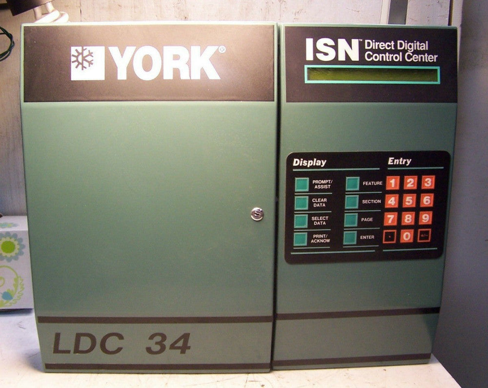 YORK ISN DIRECT DIGITAL CONTROL CENTER LDC/34   371-01183-109