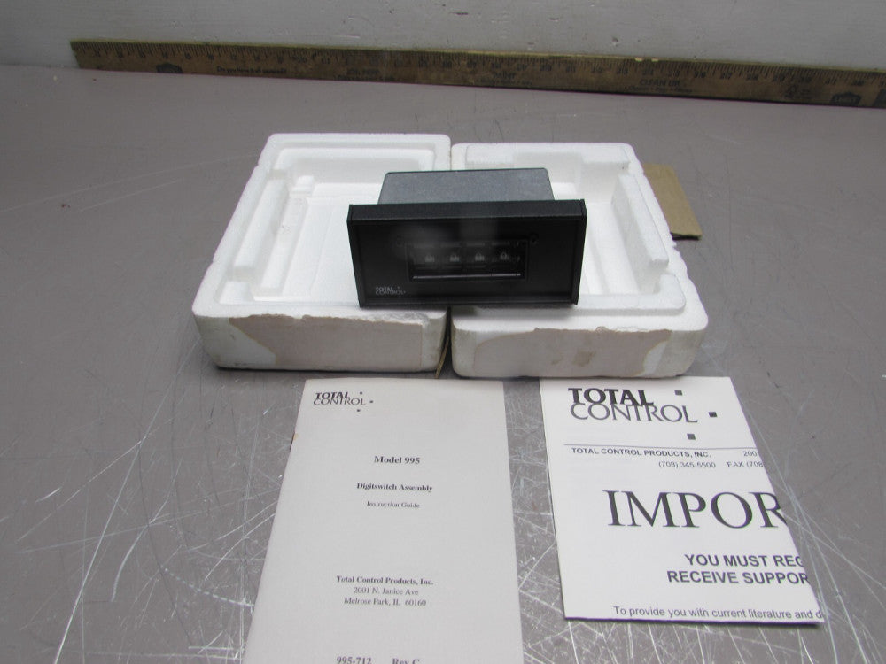 TOTAL CONTROL 995-4-1, DIGITSWITCH , COUNTER / TOTALIZER, NOS! MAKE OFFER!