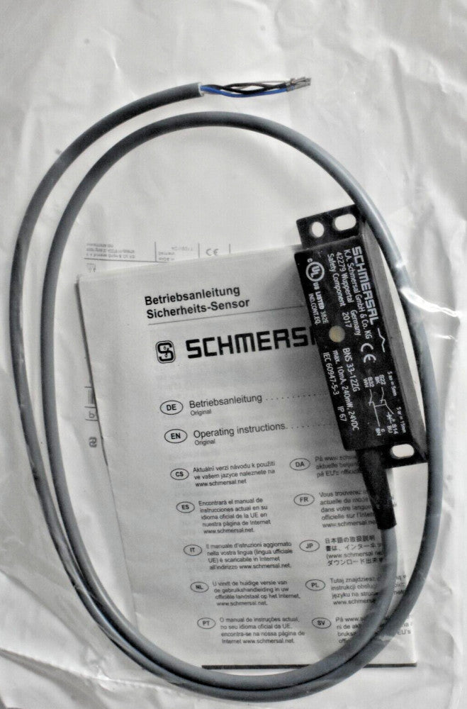 Schmersal 101109212 Magnetic Proximity 1NO/2 NC Door Safety Switch BNS33-12ZG