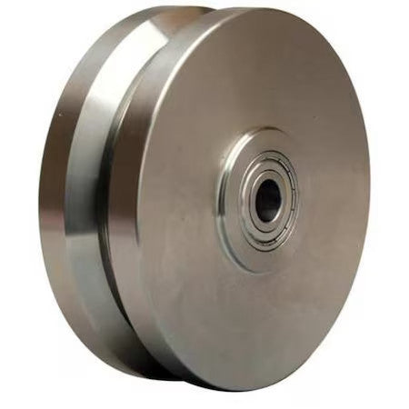 Zoro Select W-620-Svb-1/2 Caster Wheel,Steel,6 In.,1200 Lb.
