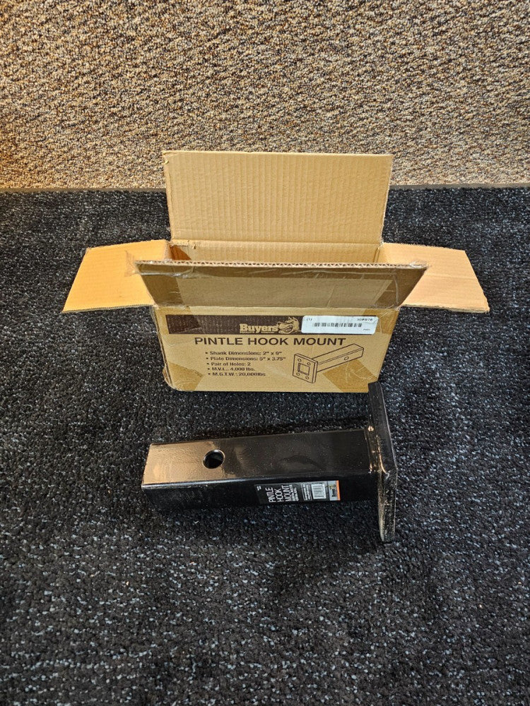 Buyers Products PM84 Pintle Hitch Mount, 1 Position With 9" Shank, Carbon Steel