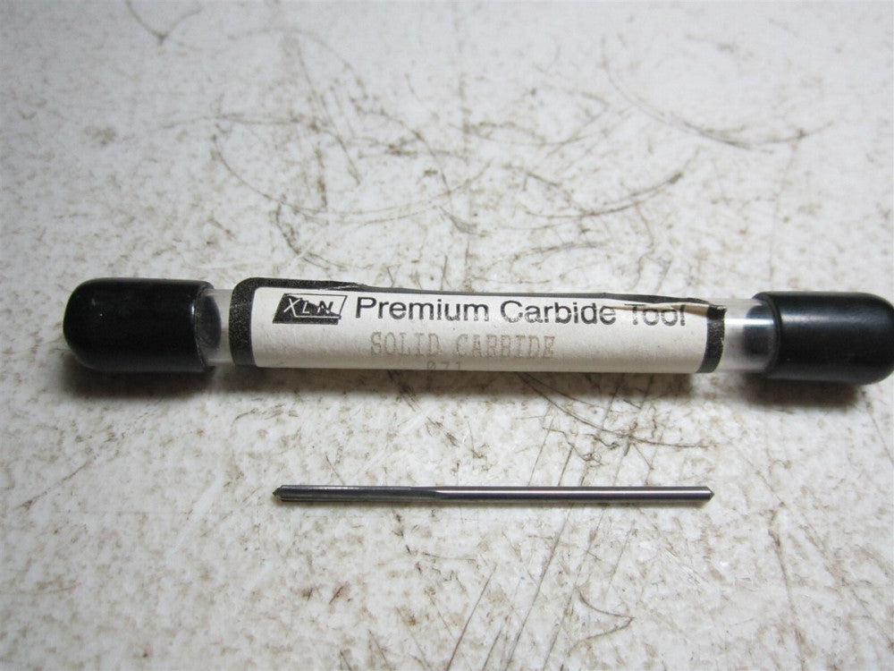 XLN Premium Carbide Tool 0.071 Diam 4 Flute Straight Flute Solid Carbide Reamer