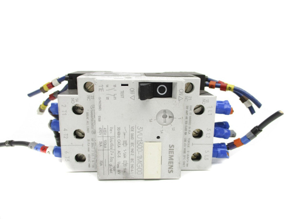 SIEMENS 3VU1300-1MG00 690V 1-1.6A UNMP