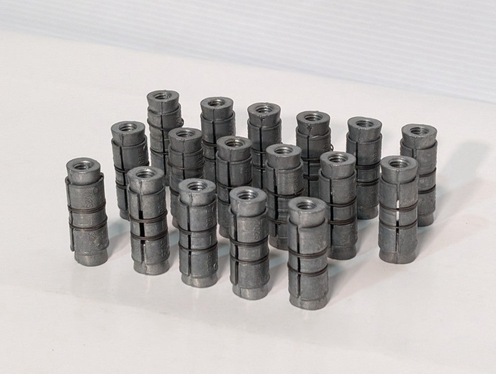 Lot of 17 Star 7025 Double Hole Expansion Concrete Anchor, 3/4" hole, 2" high