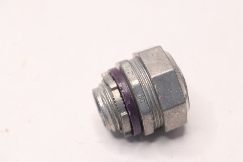 Liquid-Tight Conduit Connector Zinc 1/2" Compression 