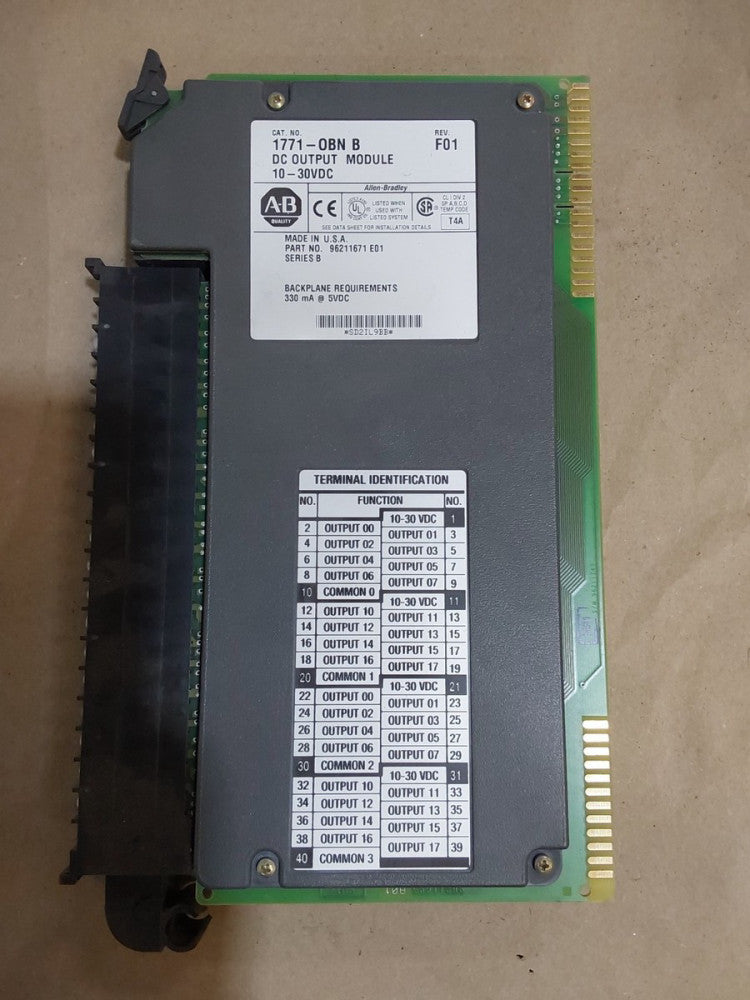Allen Bradley 1771-OBN B F01 96211671 10-30VDC
