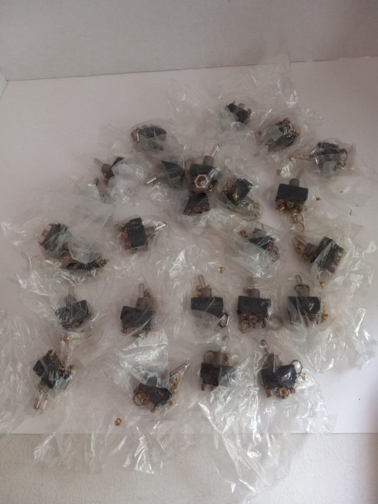 25 Eaton Toggle Switch 10A @250VAC, 15A @ 125VAC, 3/4HP @250VAC 3 Position *NEW*