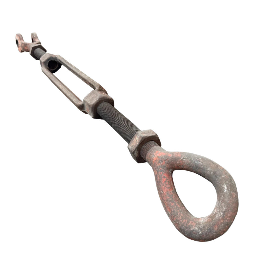2-1/2" X 24" JAW AND EYE GALVANIZED TURNBUCKLE