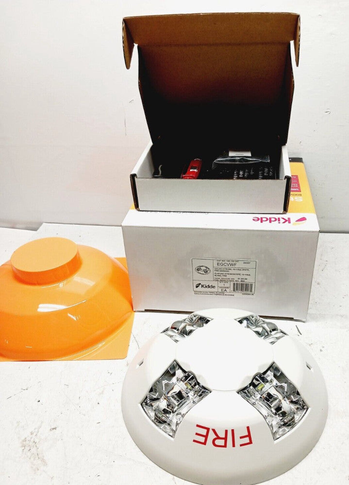 NEW KIDDE EGCVWF WHITE CEILING STROBE FIRE MARKING 15-115CD