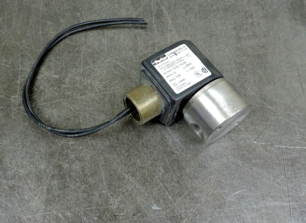Parker 71215SN2EF00N0C111P3 Solenoid Valve 1000 PSI 10 Watts 1/4" npt