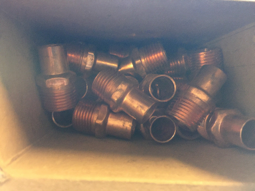 High Quality ELKHART MALE STREET ADAPTERS (25) O.D. 5/8" X 1/2"  1/2" NOMINAL  