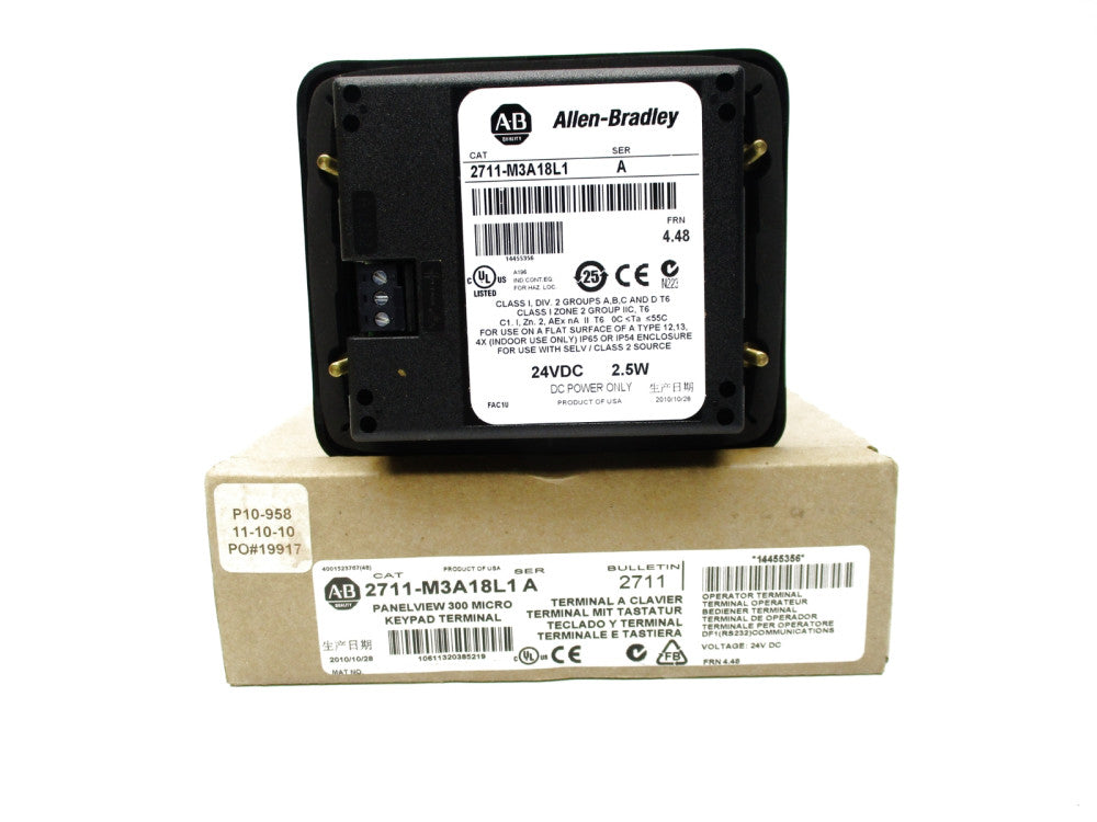 ALLEN BRADLEY 2711-M3A18L1 SER. A NSMP