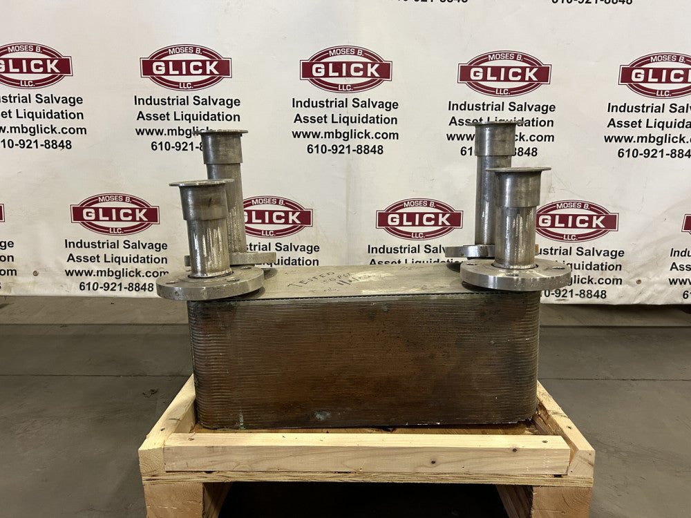 24" x 9.5" x 9.5" Stainless Steel Plate Heat Exchanger
