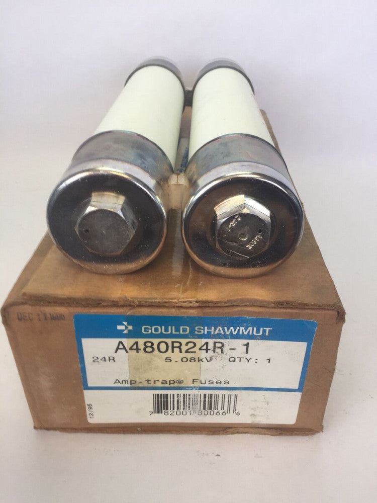 GOULD SHAWMUT A480R24R-1 CURRENT LIMITING FUSE 2400/4800V DESIGNATION: 24R 