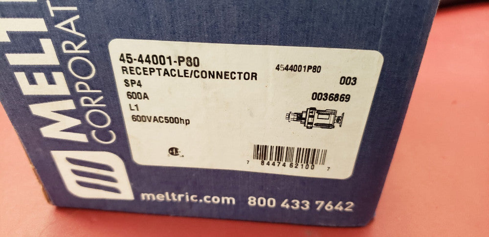 NEW MELTIRC CORP 45-44001-P80 MELTRIC SP4 RECEPT/CONNECTOR 4544001P80 (A2-4C)