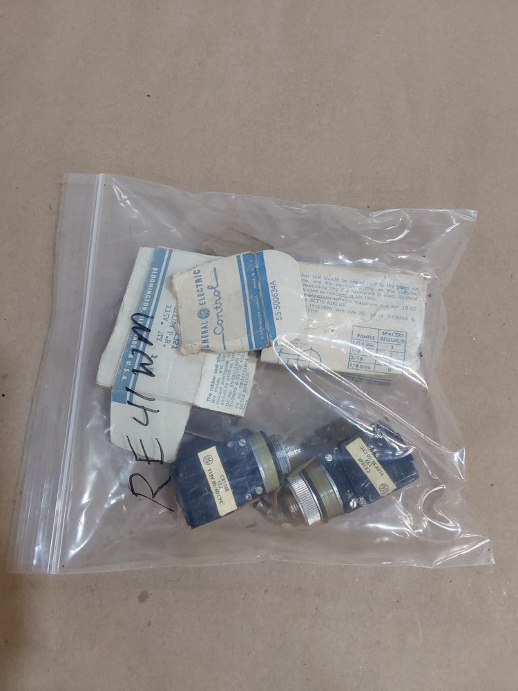 GE CR104E Push Button Switch (LOT OF 2)