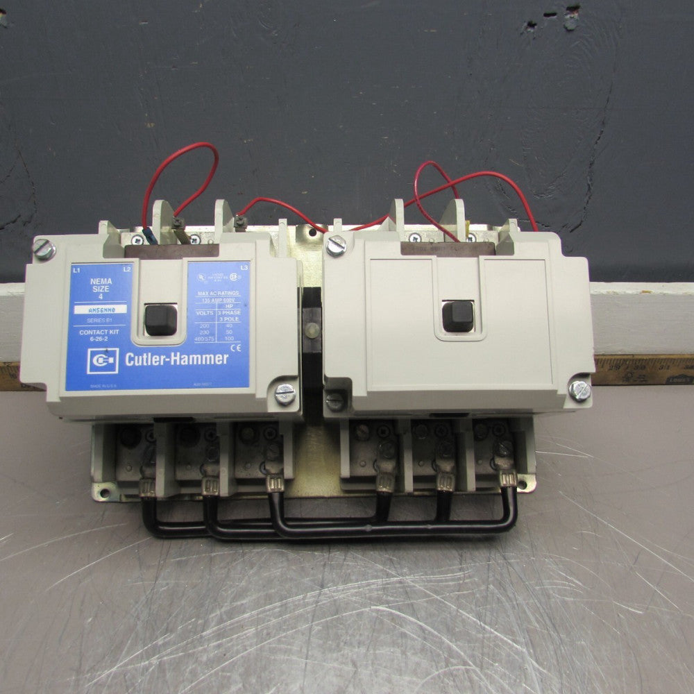 EATON / CUTLER-HAMMER AN56NN0 ,REVERSING CONTACTOR, 135 A, 480V COIL, TAKEOUT!