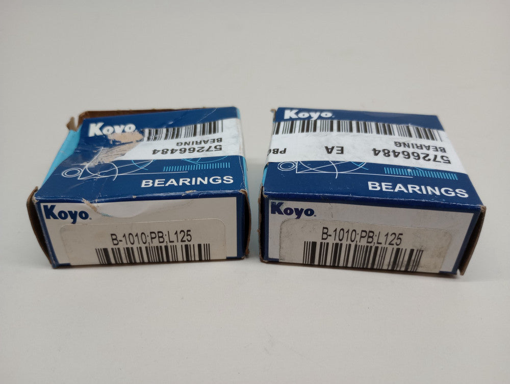 Koyo B1010PBL125 Needle Bearing (Pack of 2) B-1010;PB;L125