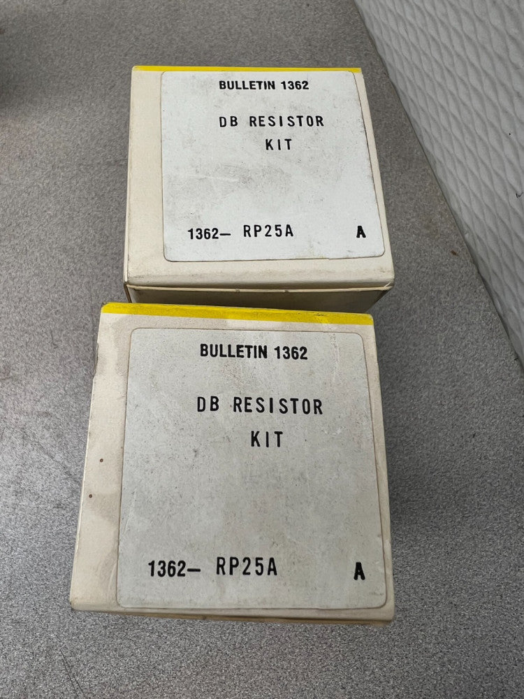 LOT OF 2 NEW IN BOX ALLEN BRADLEY DB RESISTOR KIT 1362-RP25A SERIES A 