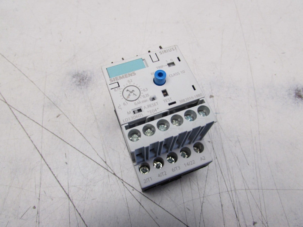 SIEMENS 3RB2016-1RB0 RELAY 0.1-0.4A NEW SURPLUS NO BOX MAKE OFFER !!