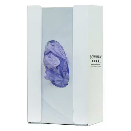 Bowman Dispensers Gb-001 Glove Dispenser, Steel, Holds (1) Box ,White ,10 In H
