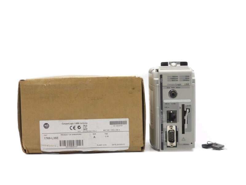 ALLEN BRADLEY 1769-L35E SER. A F/W 1.15 24VDC .66A NSMP