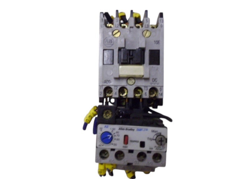 ALLEN BRADLEY 100-A09NZ3 SER. B CONTACTOR AND 193-AIE SER. A UNMP
