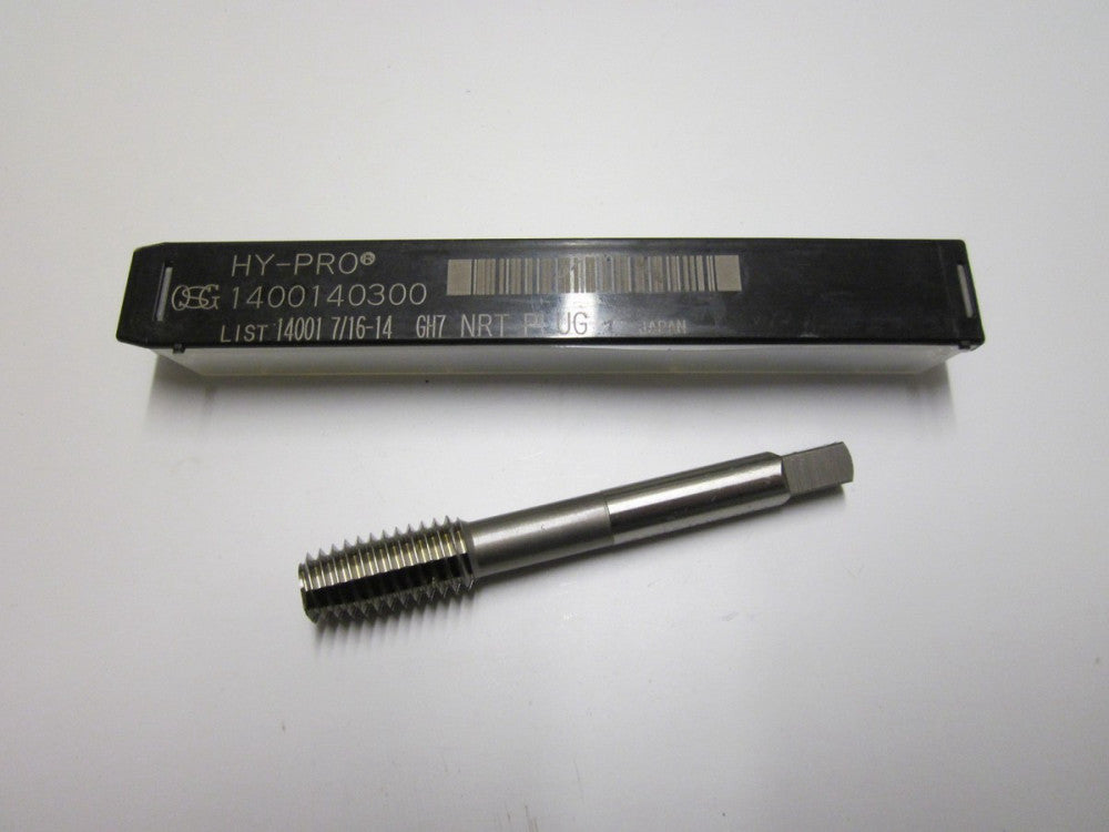 NEW OSG Hy-Pro 1400140300 7/16-14 Thread Forming Plug Tap HSS Cobalt GH7-P