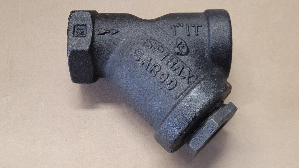 Spirax Sarco 1" IT Y Wye Strainer Cast Iron 1" NPT w/ 3/4" Reducer