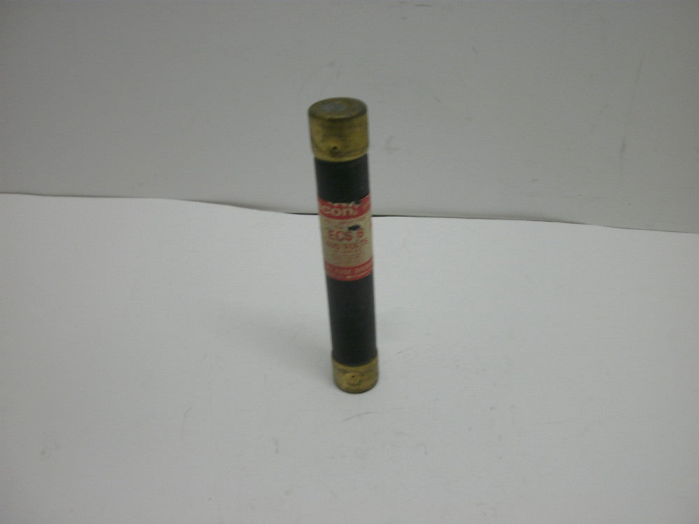 ECON ECS-8 ECONOMY FUSE 8 AMPS ALL PURPOSE CLASS K5 600 VOLTS