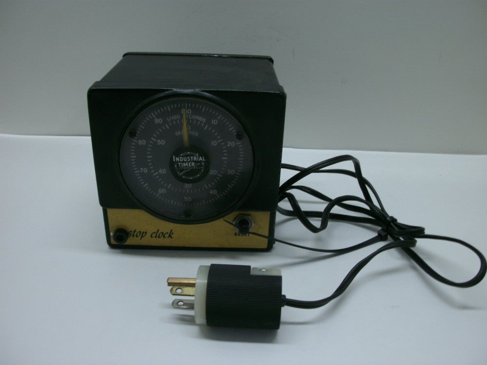 SINGER INDUSTRIAL SC-100 STOP CLOCK/RESET 115 VOLTS CYCLES 60 15 WATTS