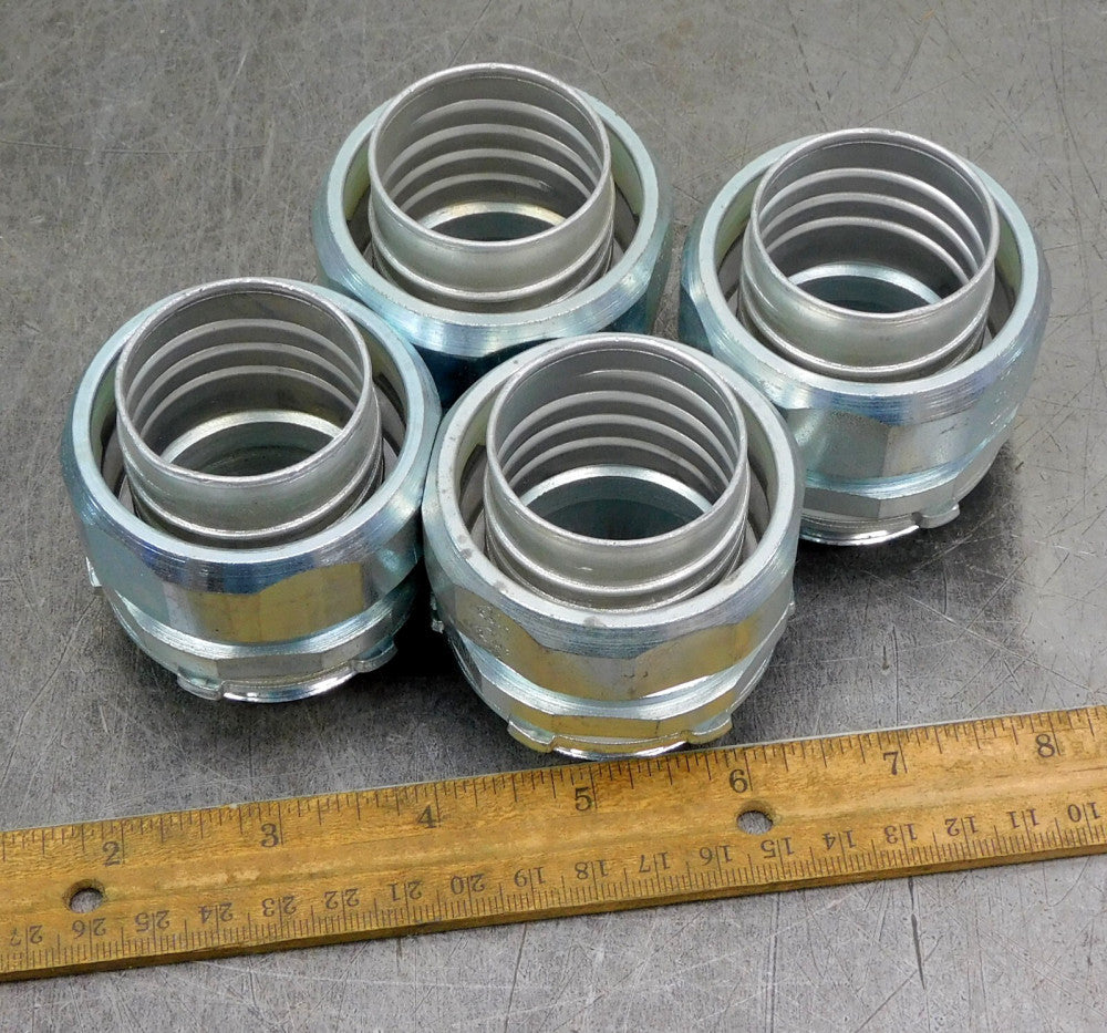 American Fitting Liquid Tight Conduit Connector 1-3/8" DIA x 1-1/2" NPT Lot of 4