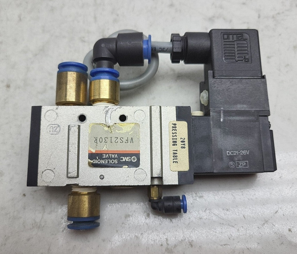 Smc VFS2130R Ported Solenoid Valve DC21-26V Used See Pictures