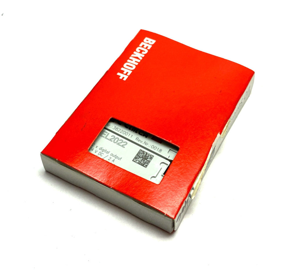 Beckhoff EL2022 EtherCAT 2-Channel Digital Output Terminal 24VDC