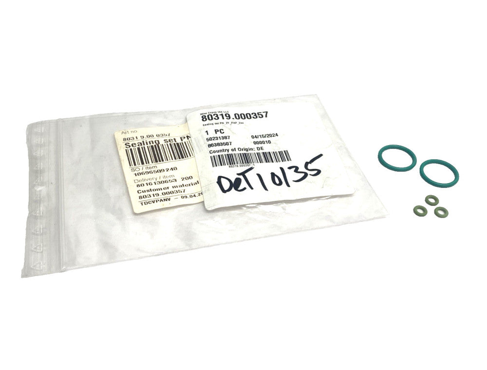 Atlas Copco 80319.000357 Sealing Set O-Ring Kit PN ZY PAP 2XX