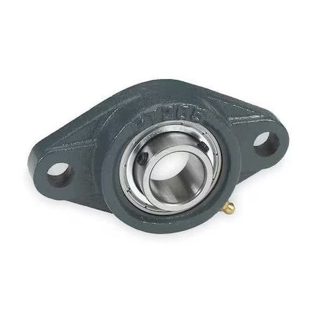 Dayton 3Fcn6 Flange Bearing, 2-Bolt, Ball, 1-3/16" Bore