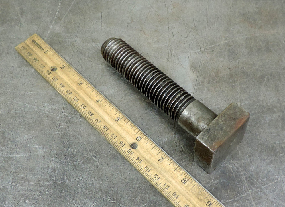 Industrial Paperweight Square Head Bolt Paper Weight Steampunk 5"x 1" SAE