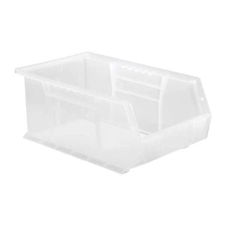 Quantum Storage Systems Qus241cl Hang & Stack Storage Bin, Polypropylene,