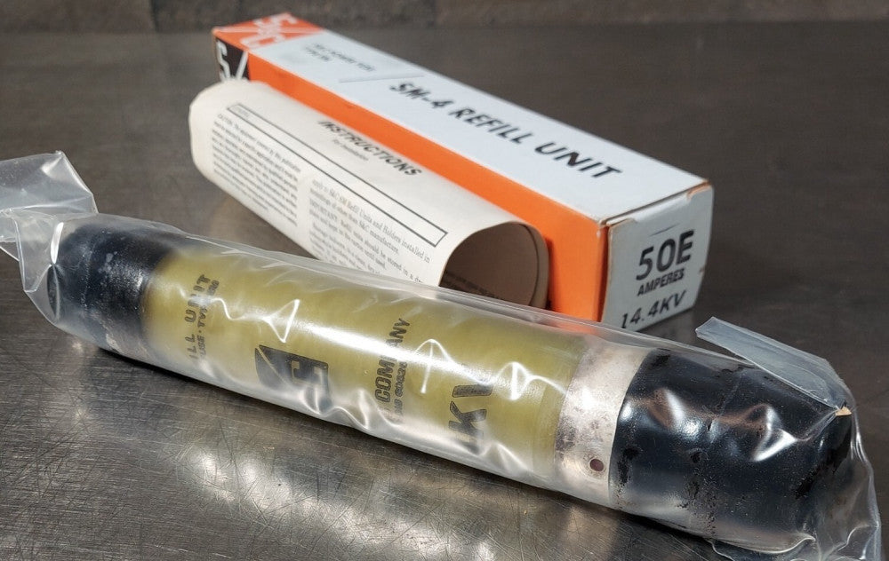 S&C 122075-R4 14.4KV 50E AMP TCC 153-4 SM-4 EXPULSION FUSE REFILL