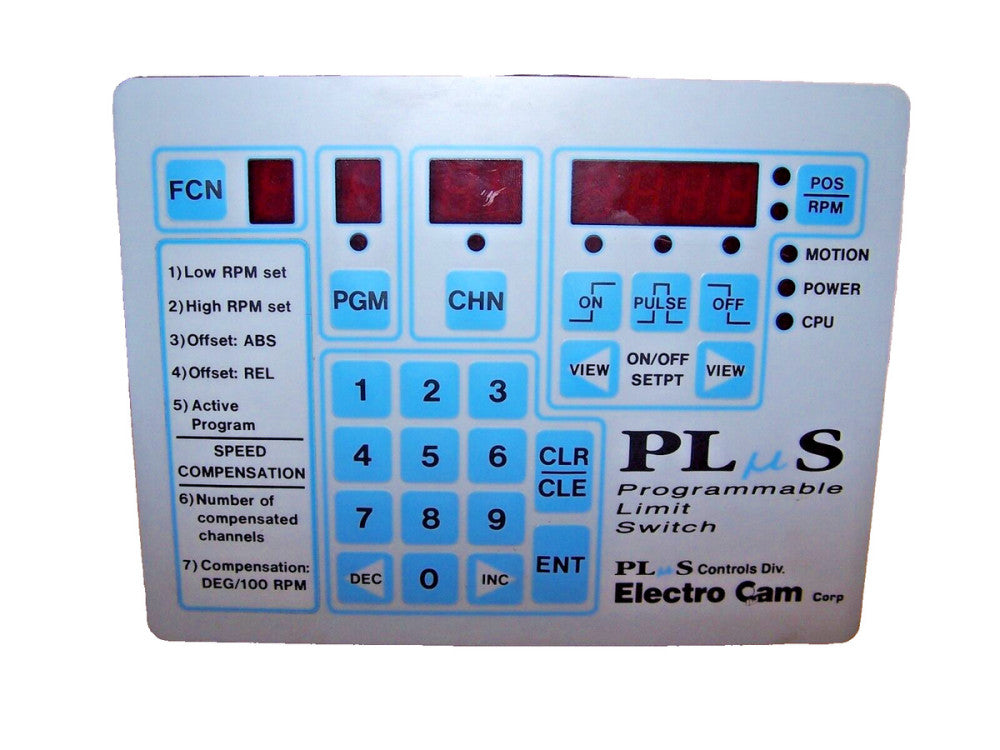 ELECTRO CAM PLUS PROGRAMMABLE LIMIT SWITCH 115 VAC  PS-4011-10-P08