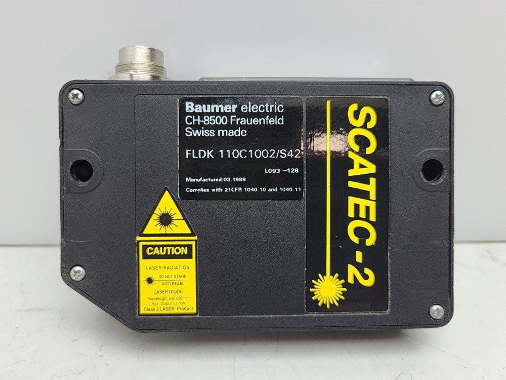 Baumer Electric FLDK 110C1002/S42 SCATEC-2 Laser Copy Counter Sensor