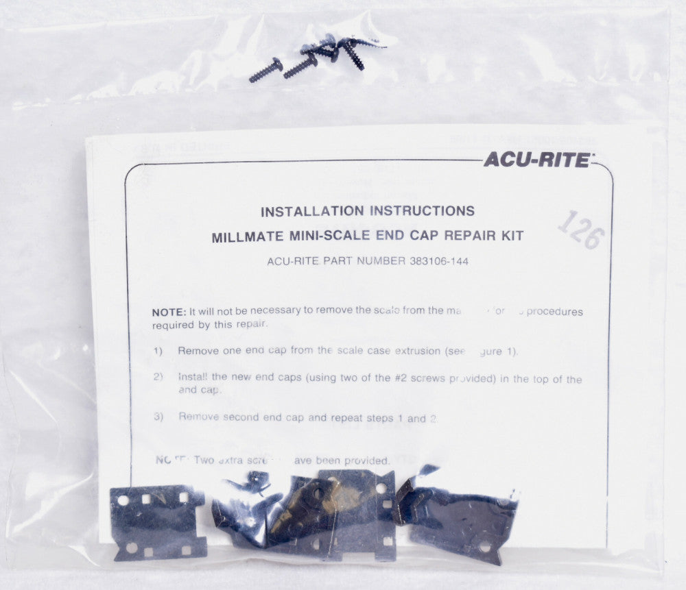 Acu-Rite Millmate Mini-Scale End Cap Repair Kit  383106-144