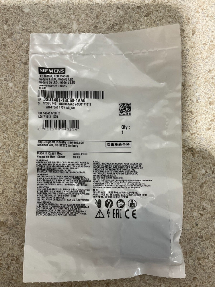 Siemens 3SU1401-1BC60-1AA0 NEW