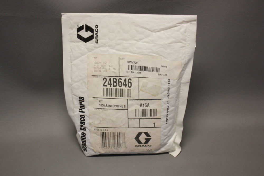 NEW GRACO 24B646 1050 SANTOPRENE B KIT