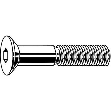 Zoro Select U07410.012.0125 #5-40 Socket Head Cap Screw, Flat, Black Oxide